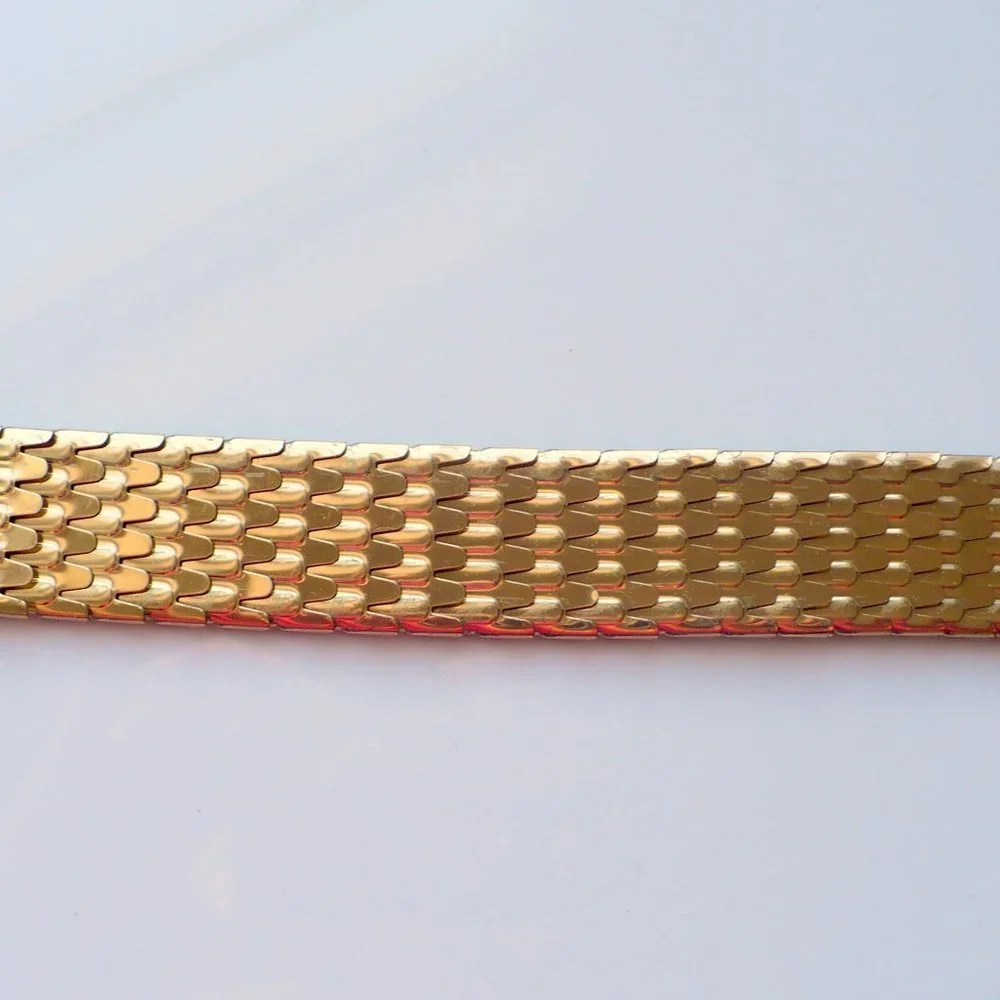 ❤️  Vintage Gold Stretch Elastic Fish Scale Belt - Picture 4 of 7